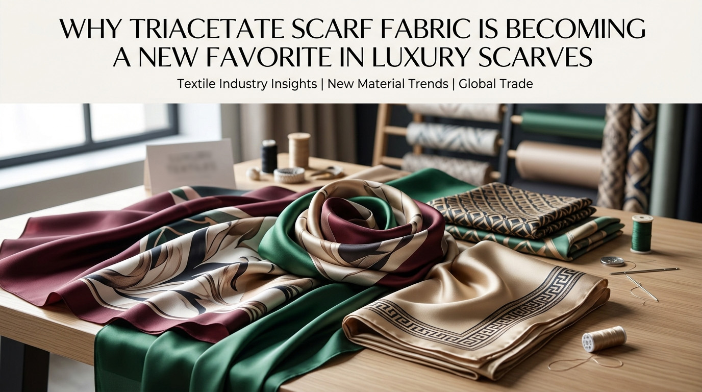 Why Triacetate Scarf Fabric Is Becoming a New Favorite in Luxury Scarves