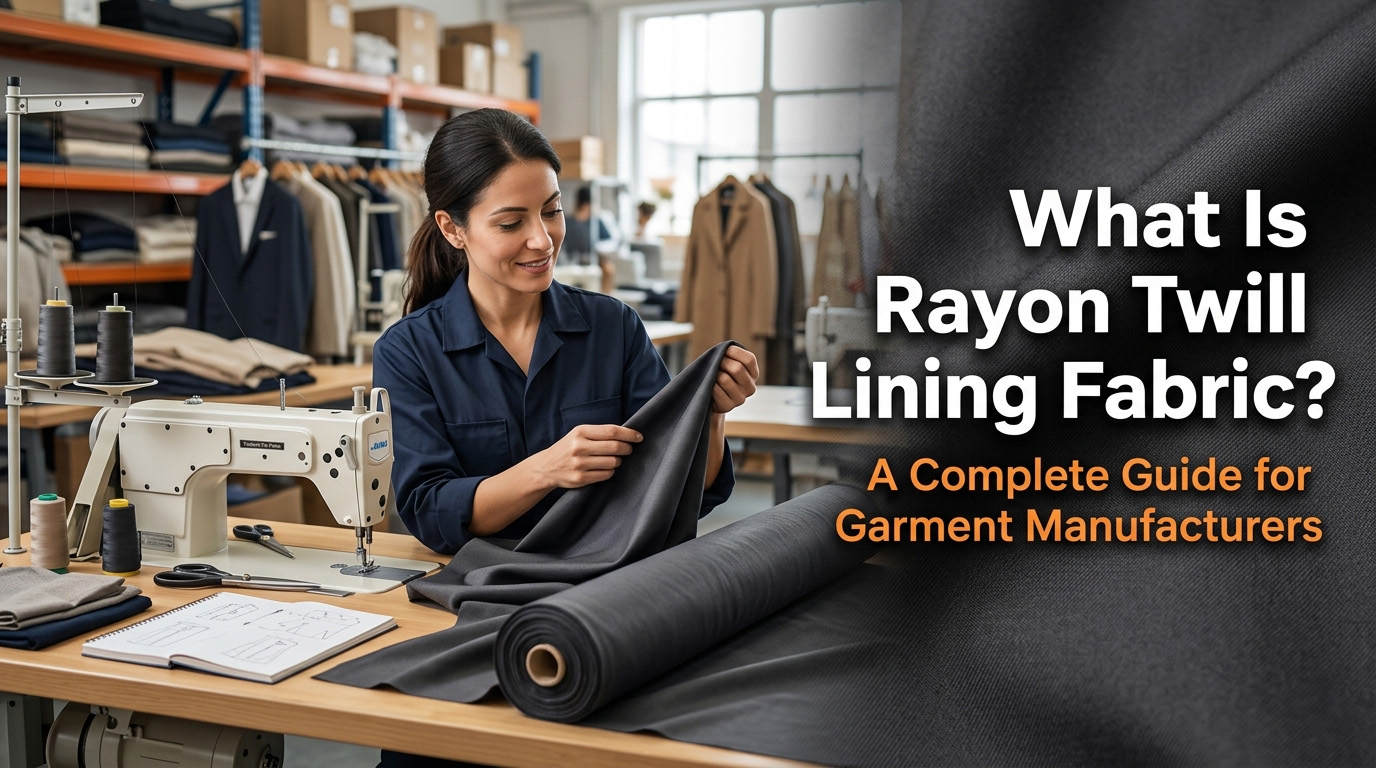 What Is Rayon Twill Lining Fabric? A Complete Guide for Garment Manufacturers